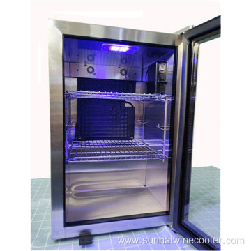 Compact Refrigerator Black Mini Cooler For Hotel Household